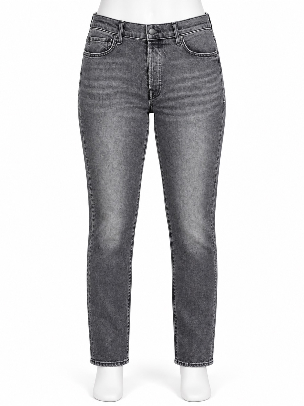 Imogene + Willie Women's James Davenport Slim Straight Jeans Grey 28
